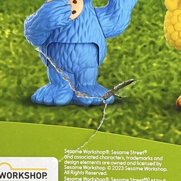 Just Play Sesame Street 2 Pack Cookie Monster & Big Bird 3" Figure Toy Set NIB‎ - Picture 8 of 8